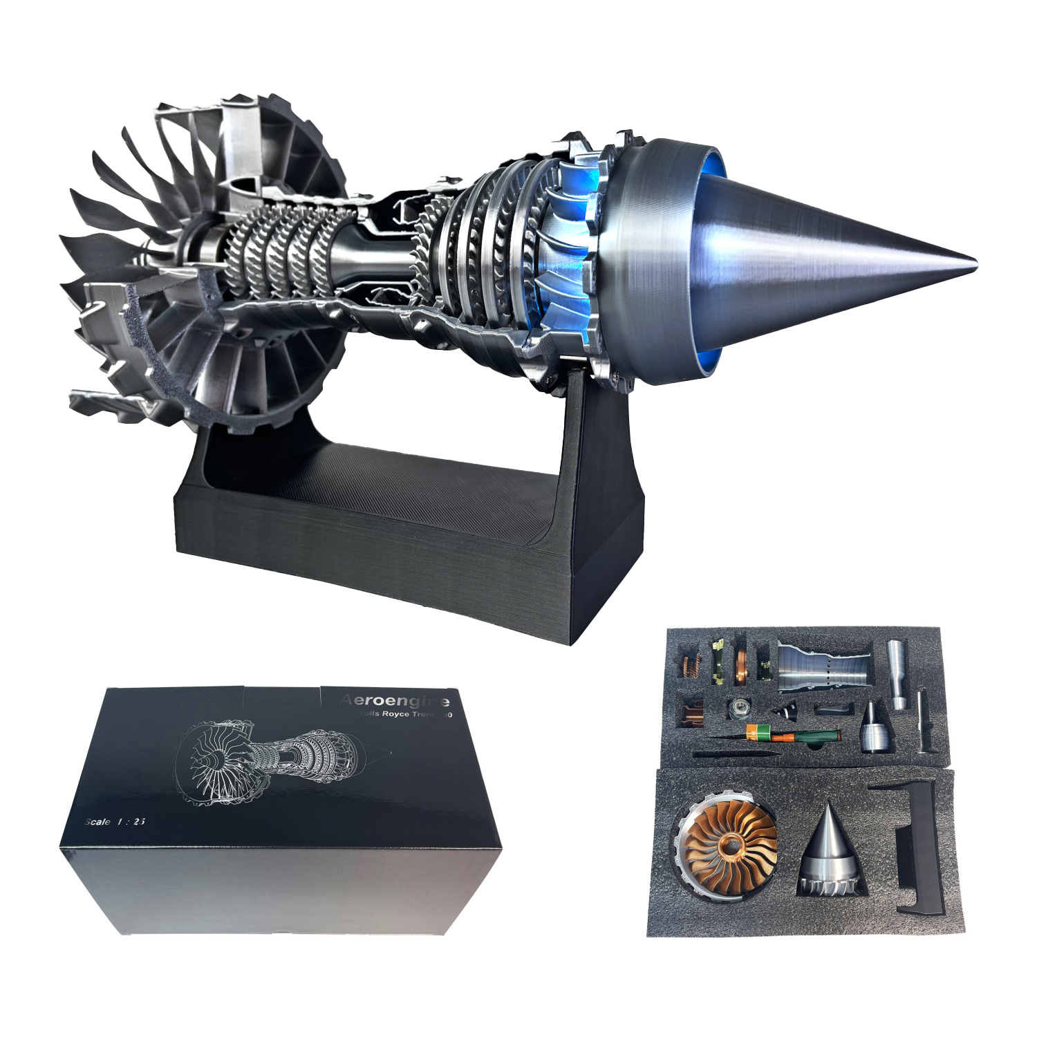 Model Kit Jet Engine - Fai da te Turbofan Jet Engine