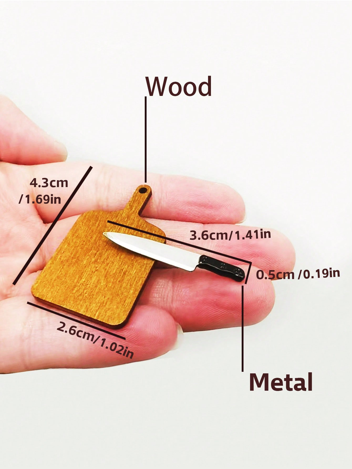Model Kit Wood - Set Miniatura Cucina per Casa delle