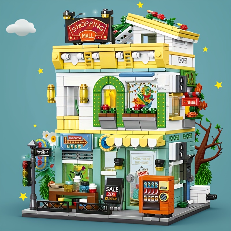 Model Kit Chemistry - Blocchi da Costruzione per Paesaggi Urbani,
