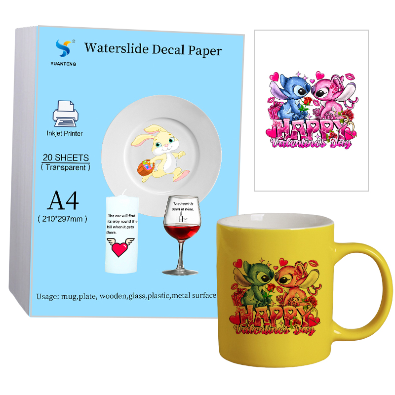 Waterslide Decal Paper - 20 fogli/borsa carta di trasferimento dell'acqua