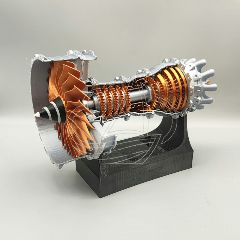 Model Kit Jet Engine - Modello di Motore Turbofan Mini Funzionante