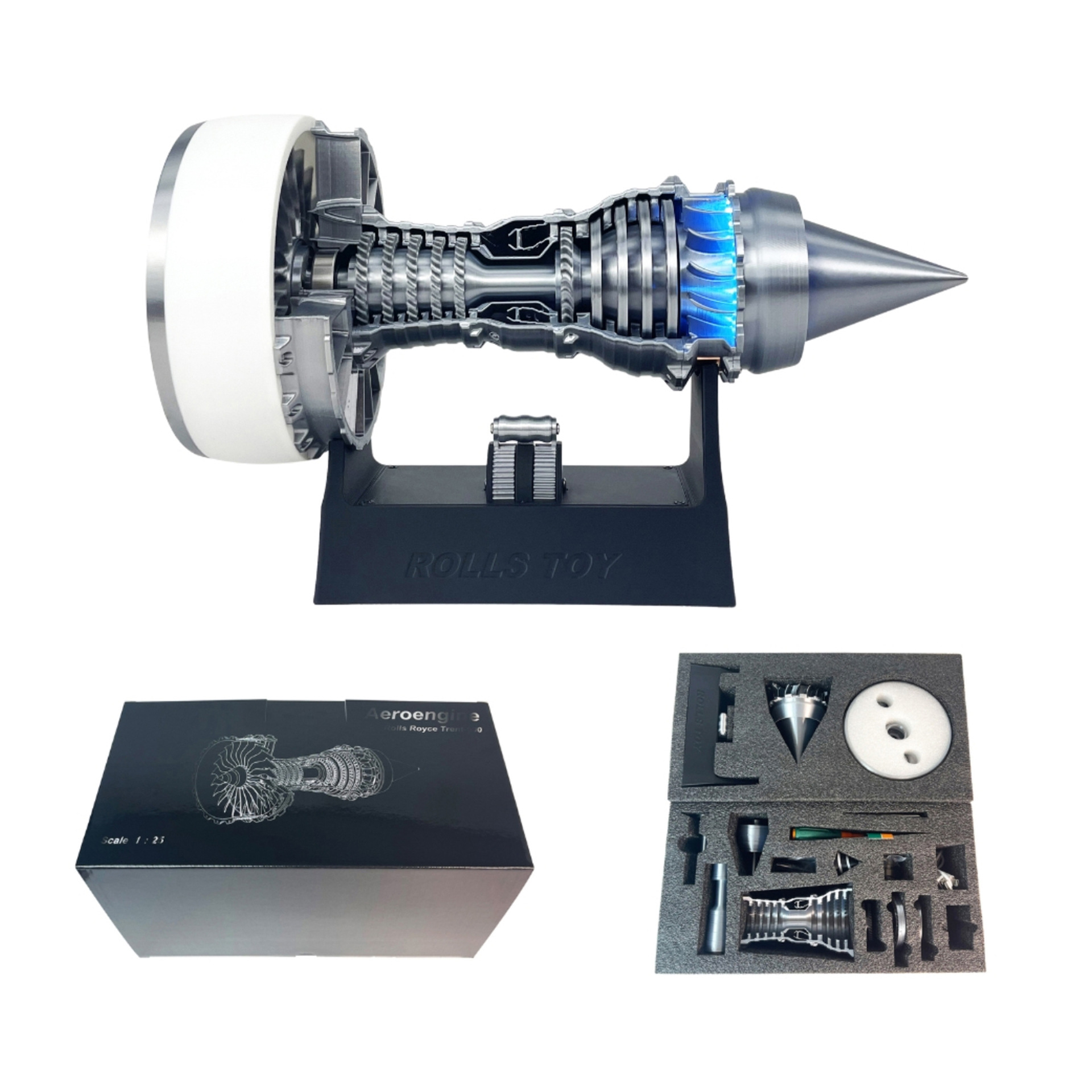 Model Kit Jet Engine - Modello di motore a turbina stampato