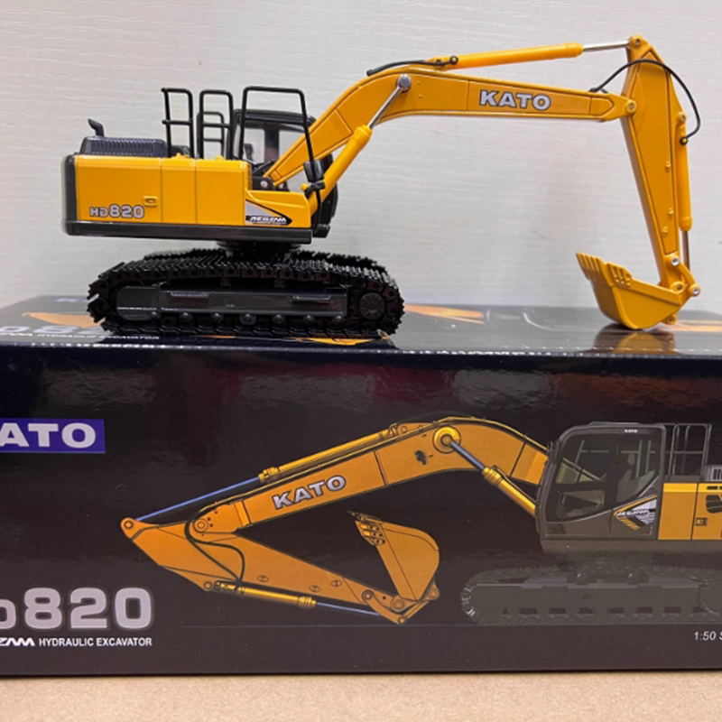 Model Kit Excavator - Diecast in scala 1:50 KATO HD820-7
