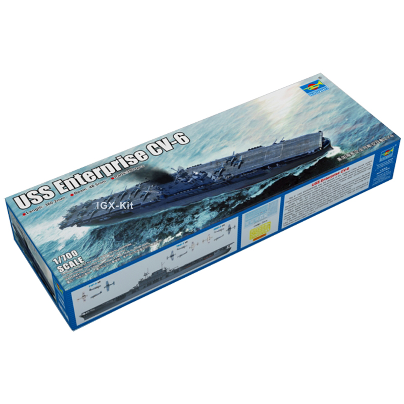 Model Kit Uss Enterprise - Trumpeter 06708 1/700 USS Enterprise CV-6