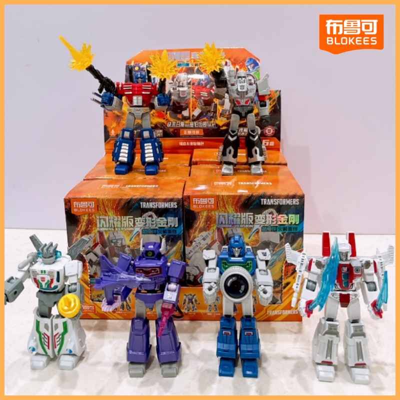 Model Kit Transformers Blokees - Nuovo Blokees Trasformazione Brillante Versione 4