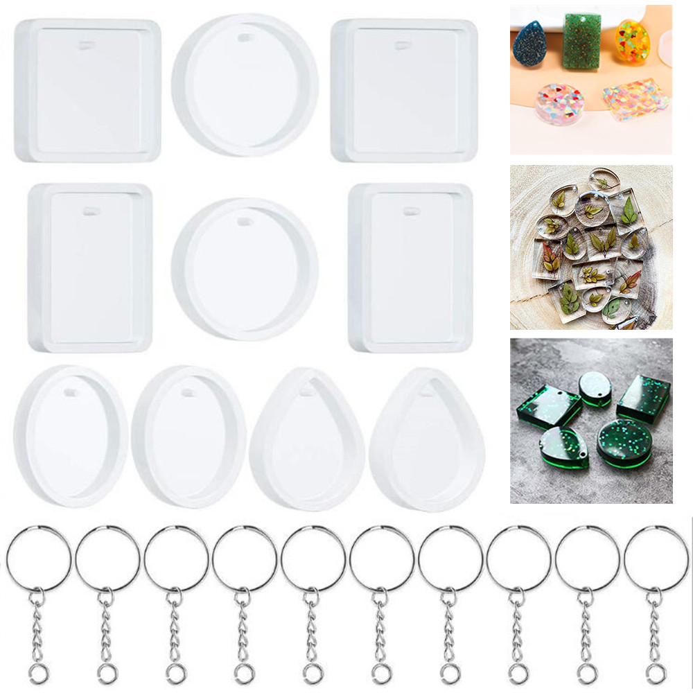 20 pz/set portachiavi fai da t - Resin Kit Cast recensione e prezzo