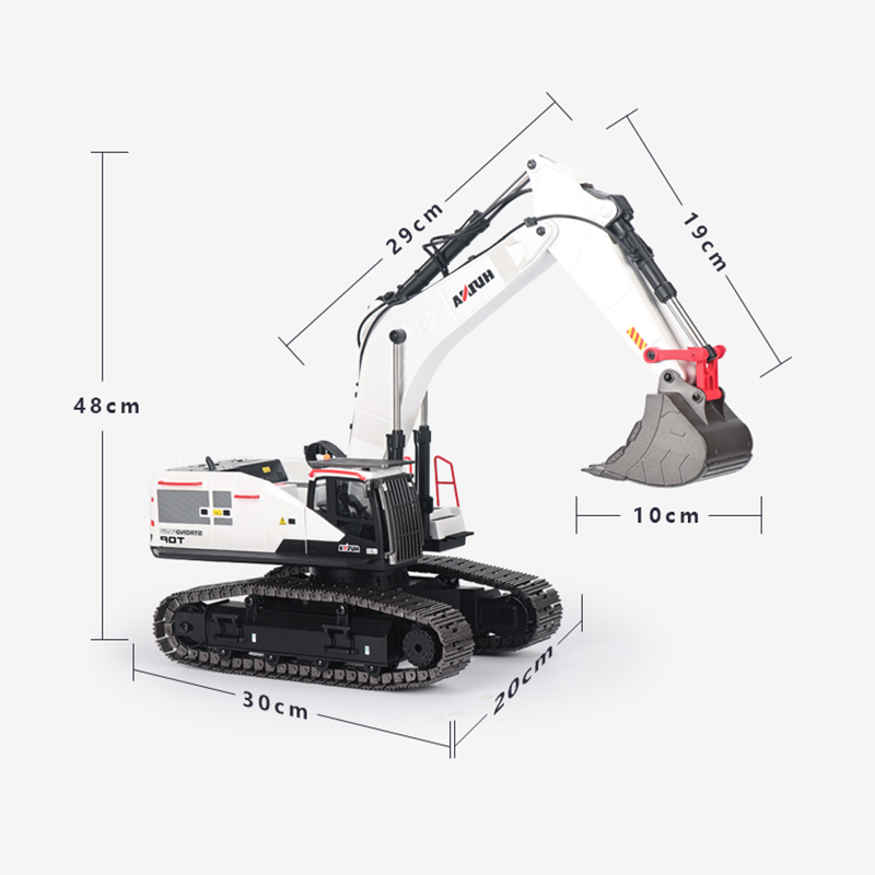 RC Escavatore 1/14 HUINA Metal - Model Kit Excavator recensione e prezzo