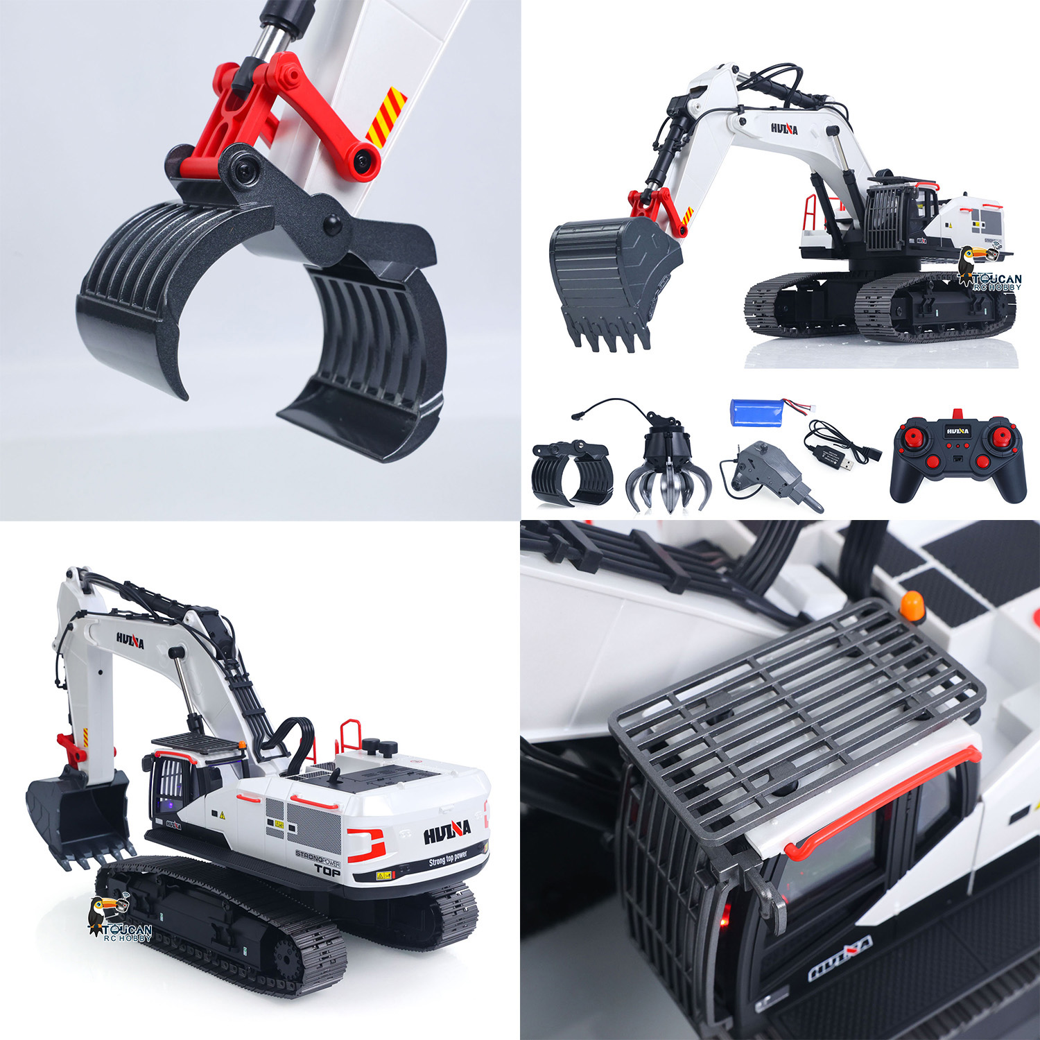 RC Escavatore 1/14 HUINA Metal - Model Kit Excavator recensione e prezzo