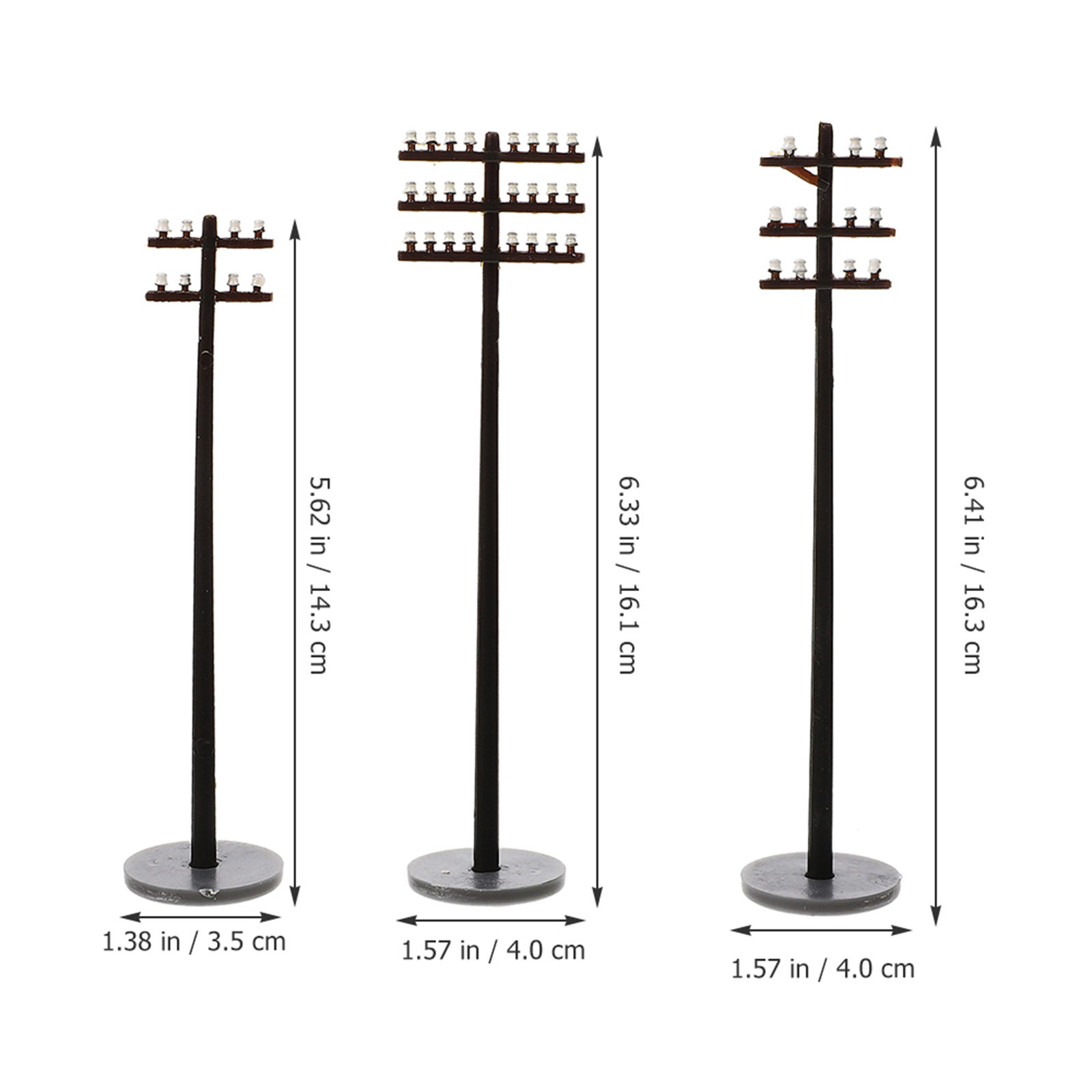 6 Pezzi di Pali per Telegrafo  - Model Kit Box recensione e prezzo