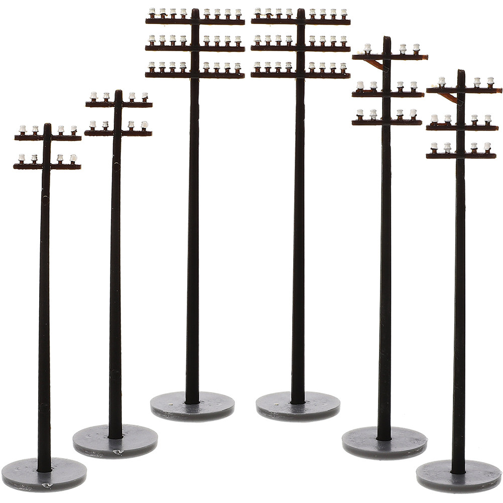 6 Pezzi di Pali per Telegrafo  - Model Kit Box recensione e prezzo