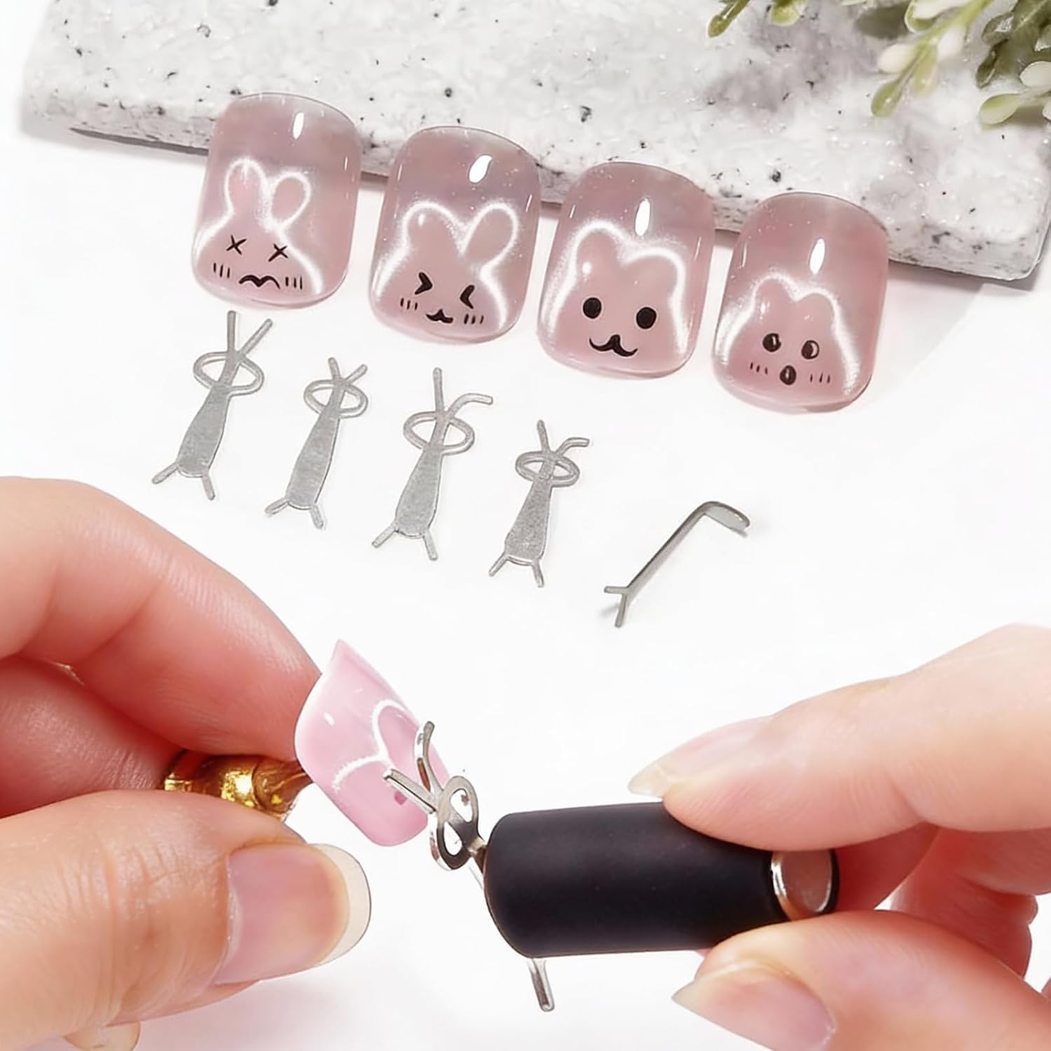 Set di 10 Magneti per Unghie E - Sanding Stick Set recensione e prezzo