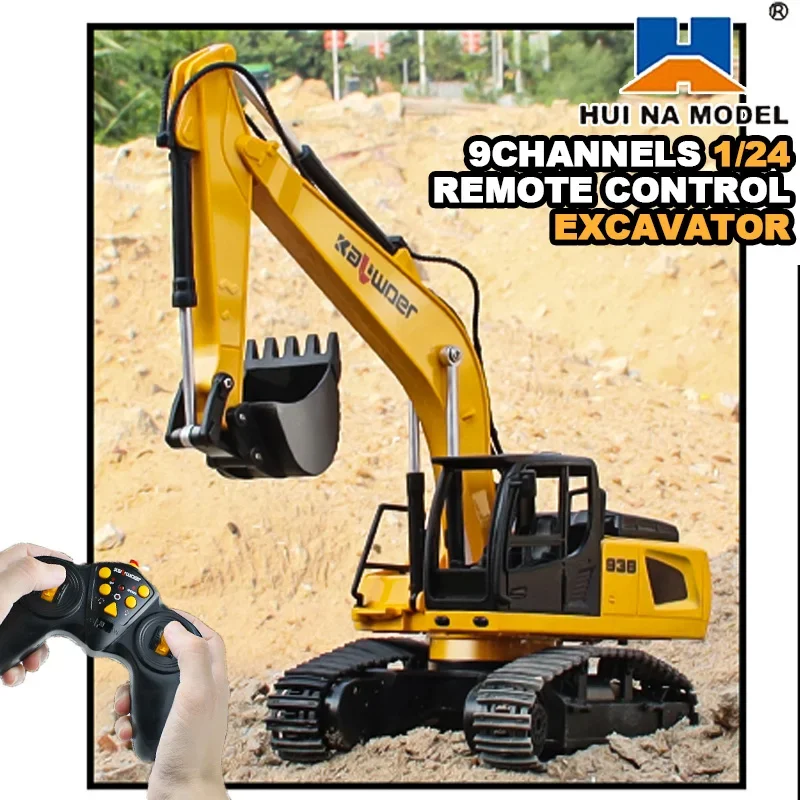 Huina Rc Escavatore 1/24 9Ch A - Model Kit Excavator recensione e prezzo
