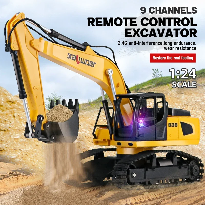 Huina Rc Escavatore 1/24 9Ch A - Model Kit Excavator recensione e prezzo