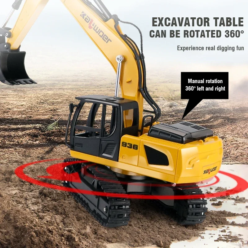 Huina Rc Escavatore 1/24 9Ch A - Model Kit Excavator recensione e prezzo