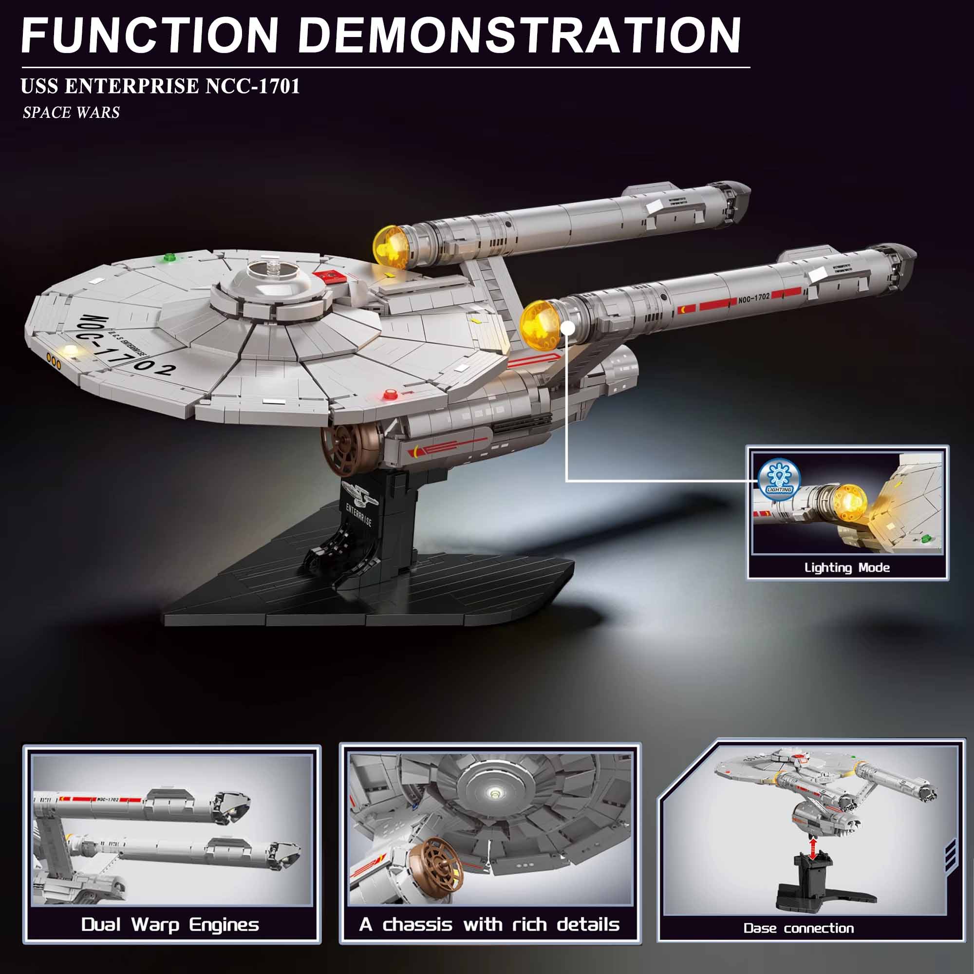 Blocchi da Costruzione Nave Sp - Model Kit Uss Enterprise recensione e prezzo