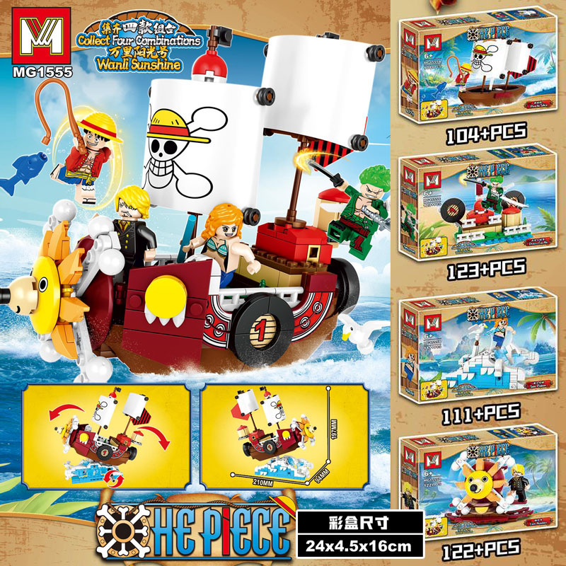 Set di Costruzioni Nave Pirata - Model Kit One Piece Ship recensione e prezzo