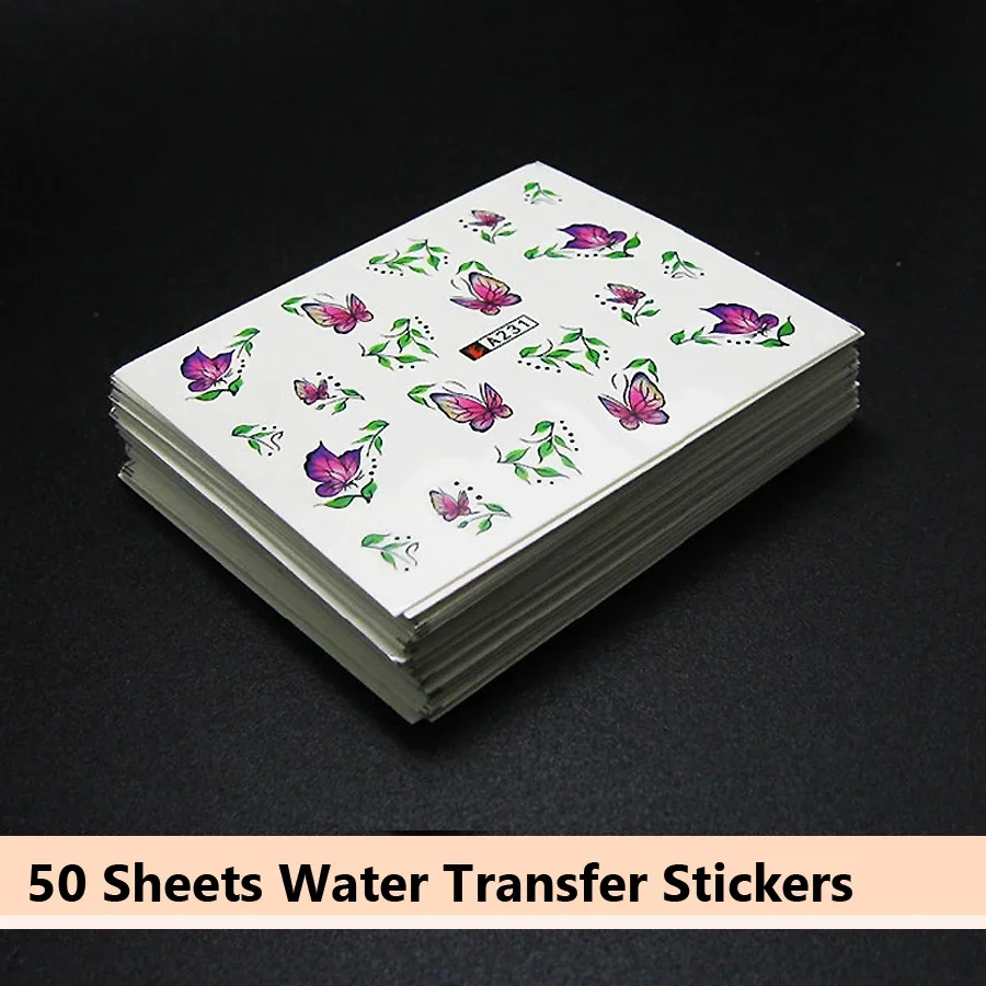50 Pezzi Adesivi per Unghie co - Waterslide Decal Paper recensione e prezzo